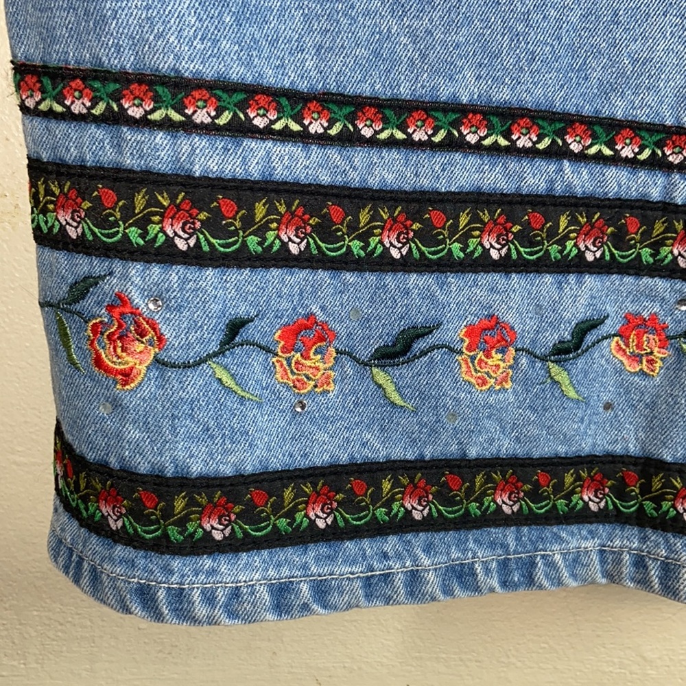 Vintage Denim Maxi Skirt - Picture 5 of 9